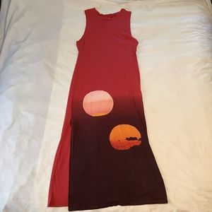 Star Wars Tatooine Twin Suns maxi dress